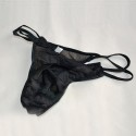 Men's G-Strings Mesh Thong Underwear solid color Bikini Briefs T panties Swimwear Underpants male Intimates