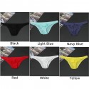 Men's briefs Seamless Breathable Briefs Ultra-thin See-through underpants male solid color Low-rise Underwear