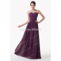  Design Special Occasion Formal Party Gowns Floor Length Chiffon Long Bandage Prom dress Purple Bridesmaid dresses CL6273