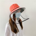 Outdoor Face Protective Cover Cap Anti-dust Protection Hat Anti-fog Anti-Saliva Detachable Foldable Cover