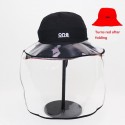 Outdoor Fisherman Hat With Face Shield Protector Cover Dustproof Anti-Fog Cap New Arrivals Accessories