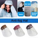 PC Outdoors Cycling Empty Top Sun Hat Face Cover UV Resistant Protection Adjustable High Transparency Sunscreen Windproof