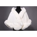 Retail Fashion Warm Faux Fur Ivory Bolero Wedding Wrap Shawl Bridal Jacket Coat Tippet Accessories CL4943