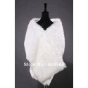 Retail Fashion Warm Ivory Faux Fur Wedding Bridal Bride Wrap Shawl Cape Tippet for party CL4946