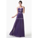 Strapless Beaded Floor Length Chiffon Celebrity dress Formal Dinner Party Gown Long Bridesmaid dresses for Prom Ball  CL6187