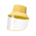 Women Outdoor Dust-proof Fisherman Hat Cap Full Face Protection Cover Saliva-proof  Ladies Bucket Hats