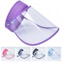 Women/Men's Sun Hats Anti-Dust Cap Saliva Prevention With Transparent Protective Cover Saliva-Proof Dust-Proof