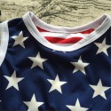 WEONEWORLD 2018 Baby outfits American flag Patriotic girl romper newborn kids sleeveless rompers baby jumpersuits(no headwear)